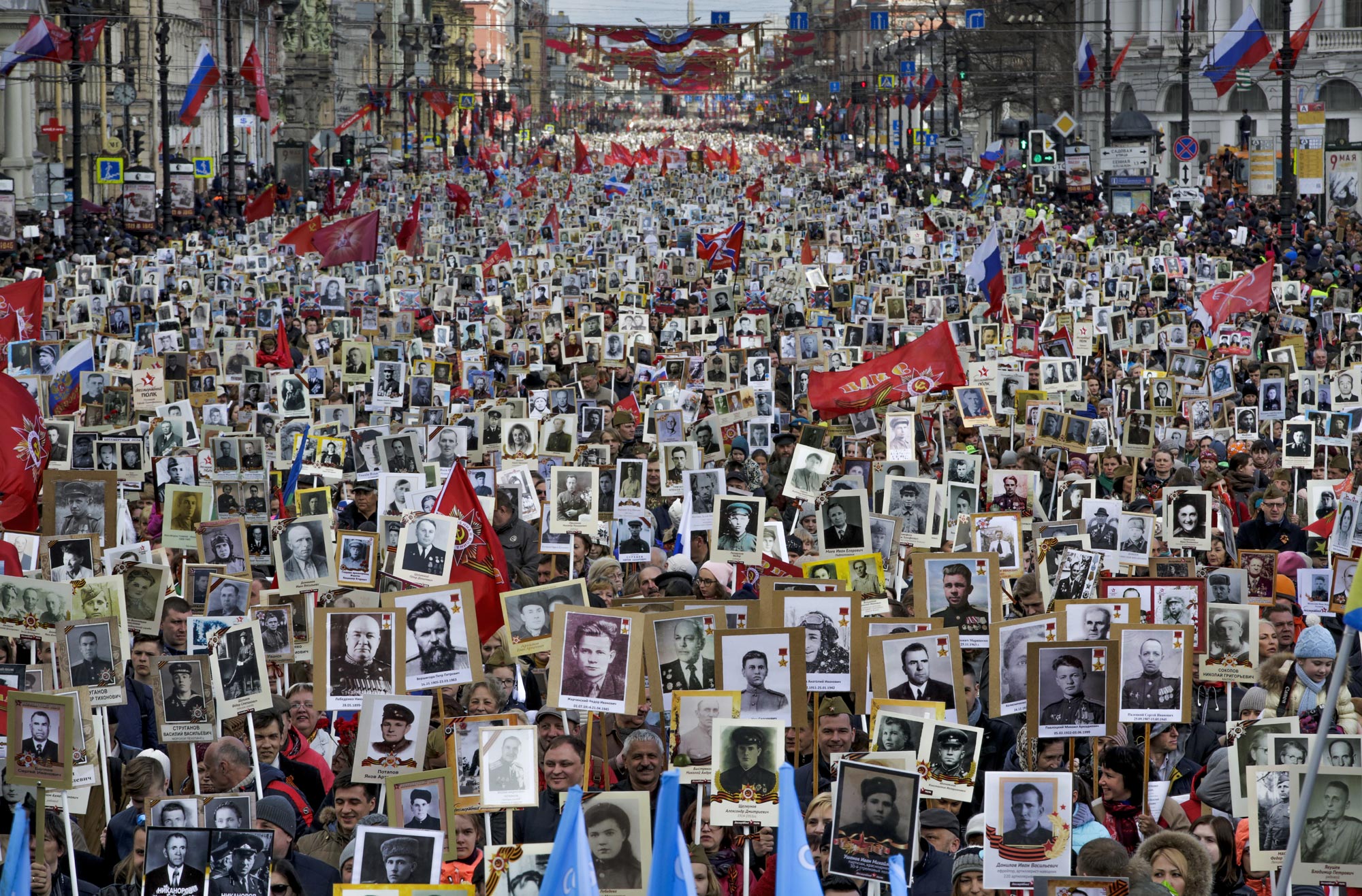Russia celebrates Nazi Germany’s defeat on Victory Day, May 9, 2017. (Photo: AP)